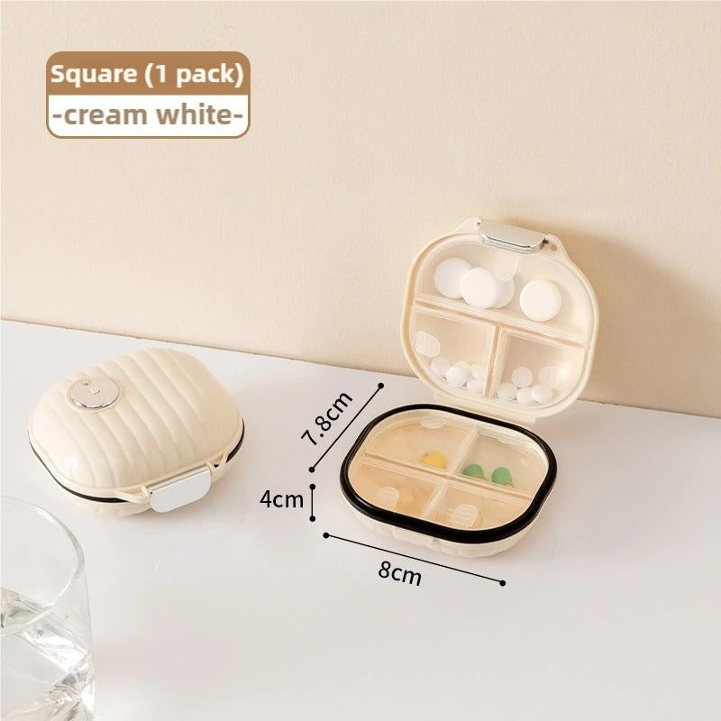 EverSteady Pill Organizer inner lid with label stickers