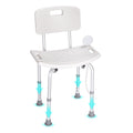 EverSteady Shower Chair assembled and ready for use