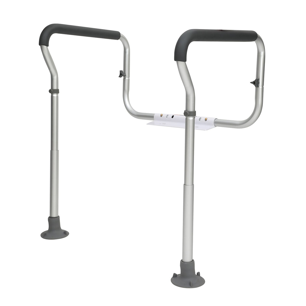 EverSteady Toilet Safety Rail installed around a standard toilet