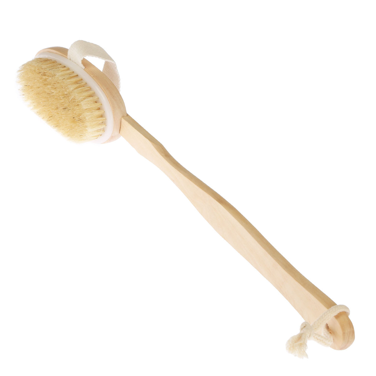 EverSteady Long Handle Back Scrubber, yellow, full product view