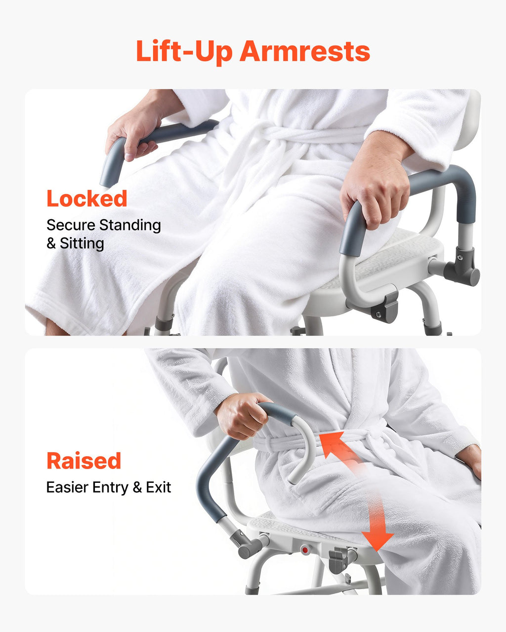 EverSteady Swivel Shower Chair 360 degree rotation demonstration