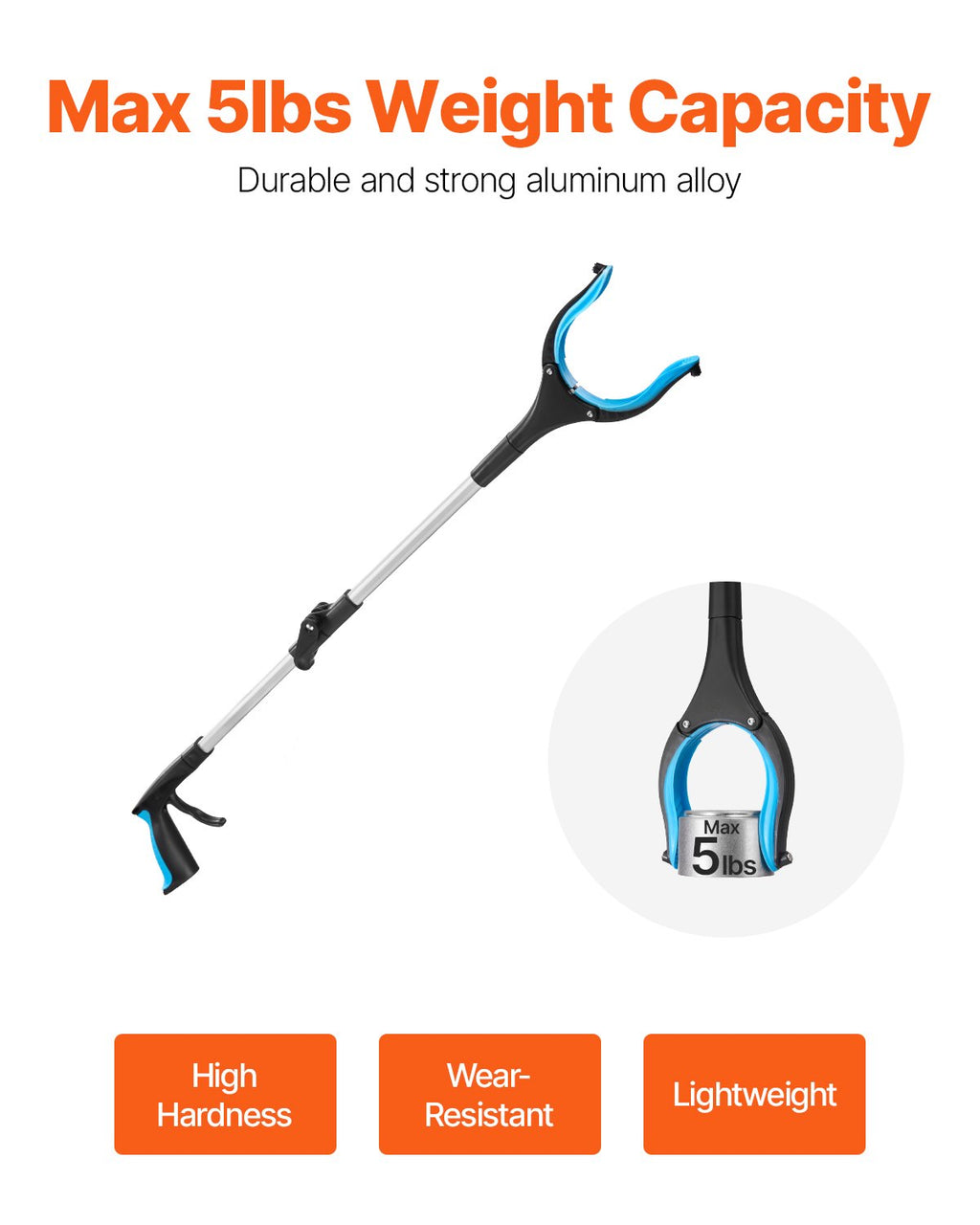 EverSteady grabber tool in use reaching a high shelf